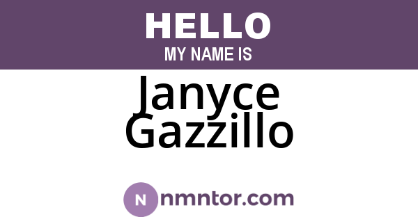 Janyce Gazzillo