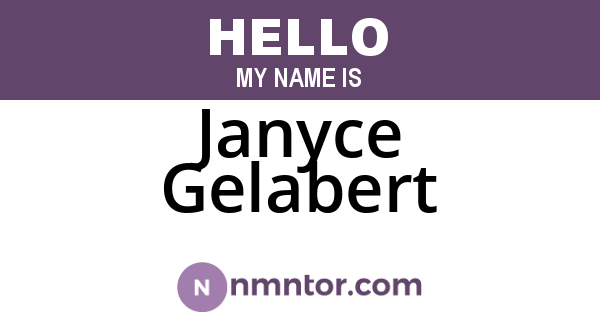 Janyce Gelabert