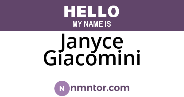 Janyce Giacomini