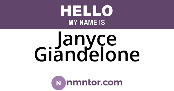Janyce Giandelone