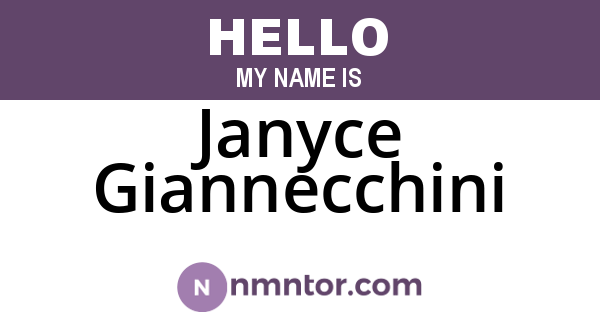 Janyce Giannecchini