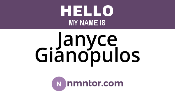 Janyce Gianopulos