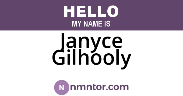 Janyce Gilhooly