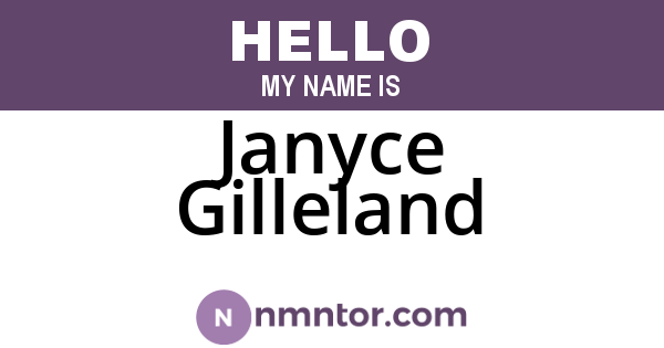 Janyce Gilleland