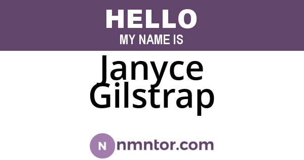 Janyce Gilstrap