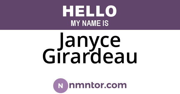 Janyce Girardeau