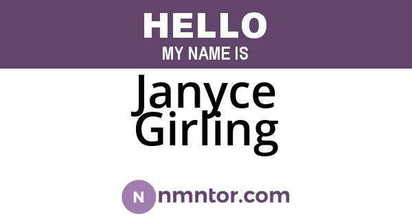 Janyce Girling