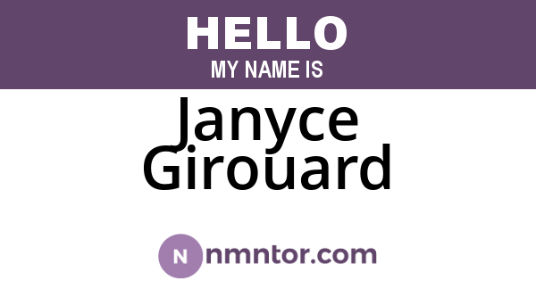 Janyce Girouard
