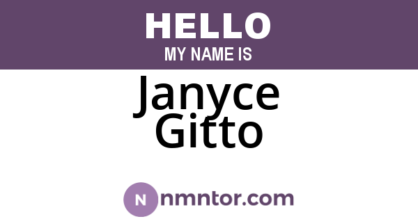 Janyce Gitto