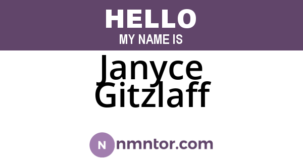 Janyce Gitzlaff