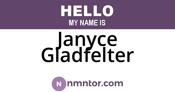 Janyce Gladfelter