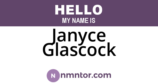 Janyce Glascock