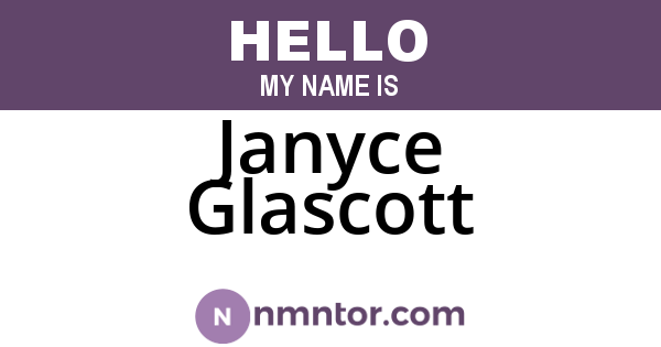 Janyce Glascott