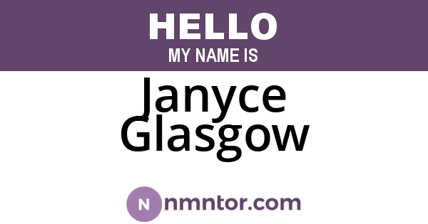 Janyce Glasgow