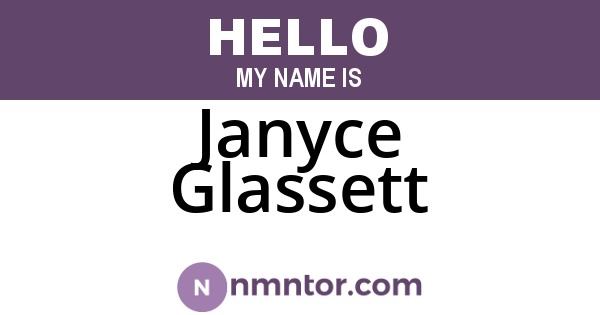 Janyce Glassett