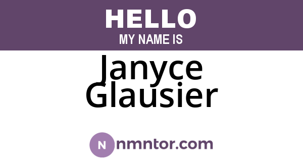 Janyce Glausier