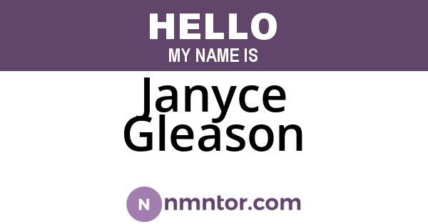 Janyce Gleason