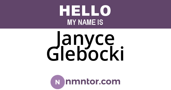 Janyce Glebocki