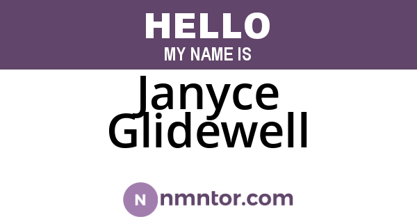 Janyce Glidewell