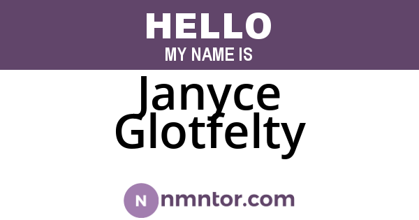 Janyce Glotfelty