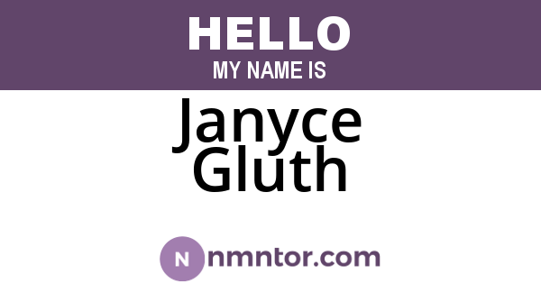 Janyce Gluth