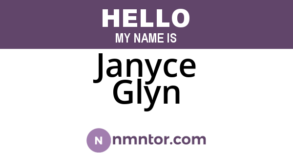 Janyce Glyn