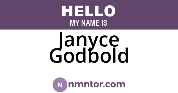Janyce Godbold