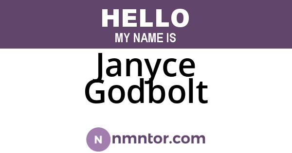 Janyce Godbolt