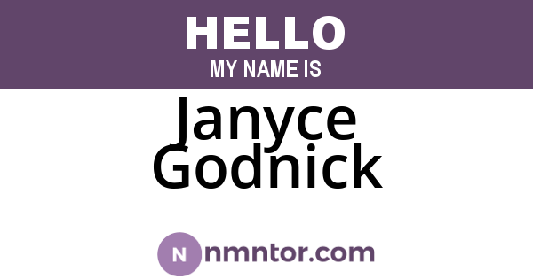 Janyce Godnick