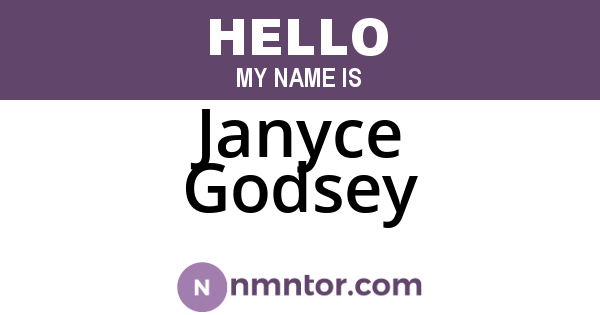 Janyce Godsey