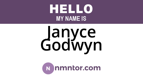 Janyce Godwyn
