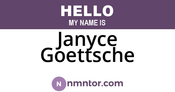 Janyce Goettsche
