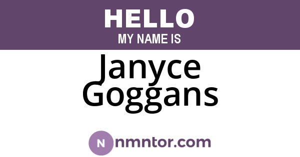 Janyce Goggans