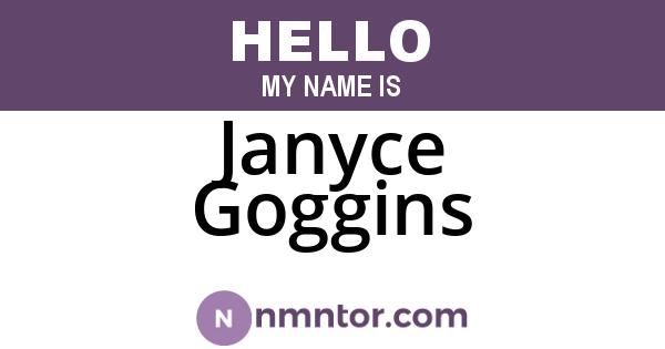 Janyce Goggins