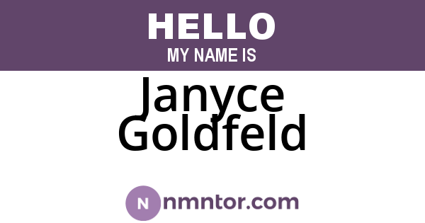 Janyce Goldfeld