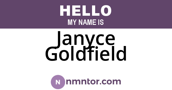 Janyce Goldfield