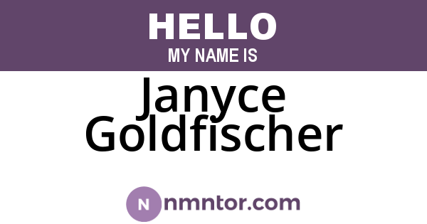 Janyce Goldfischer