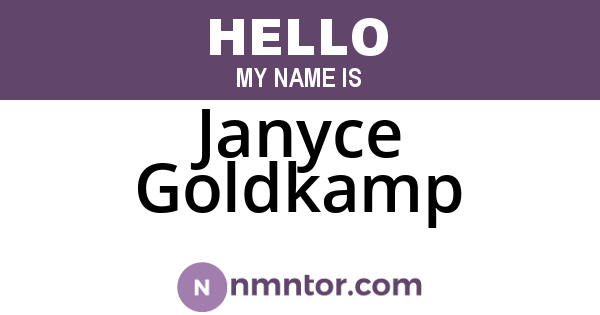Janyce Goldkamp