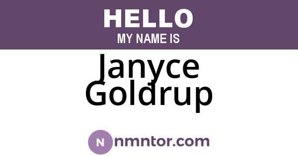 Janyce Goldrup