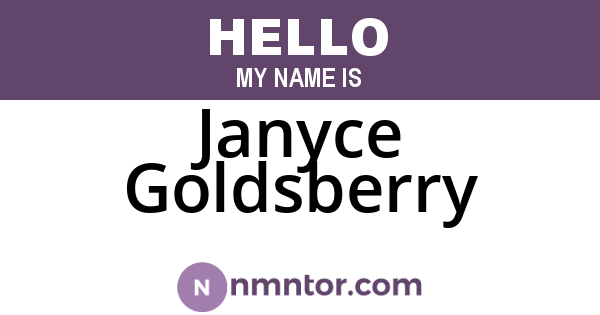 Janyce Goldsberry