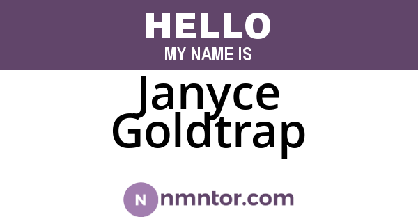 Janyce Goldtrap