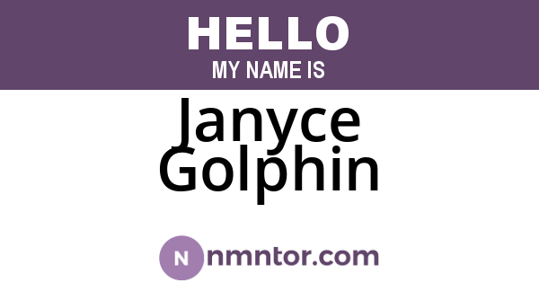 Janyce Golphin