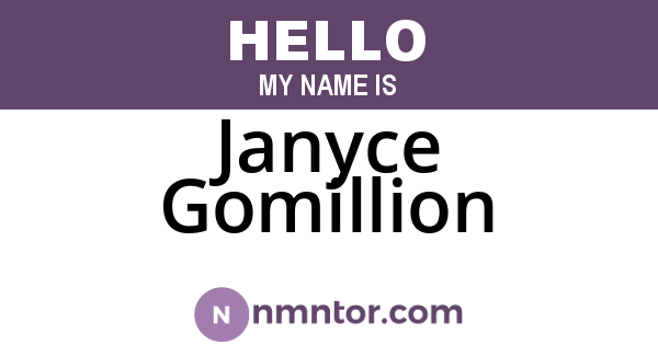 Janyce Gomillion
