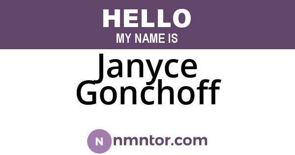 Janyce Gonchoff