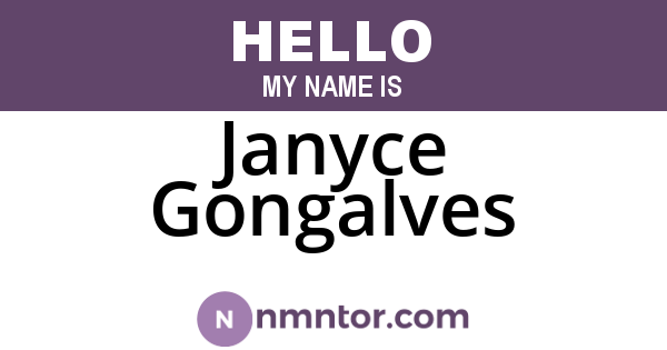 Janyce Gongalves