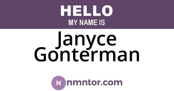 Janyce Gonterman