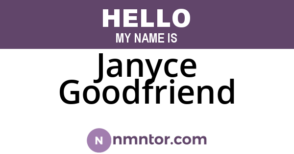 Janyce Goodfriend