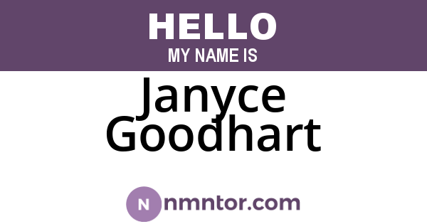 Janyce Goodhart