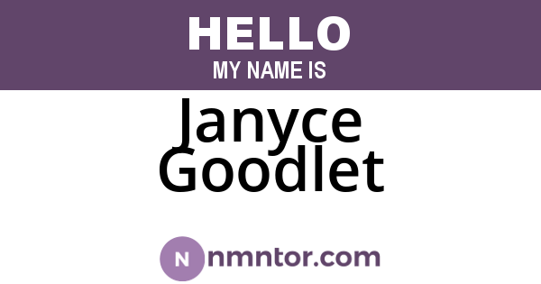 Janyce Goodlet