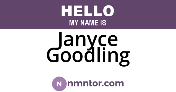 Janyce Goodling